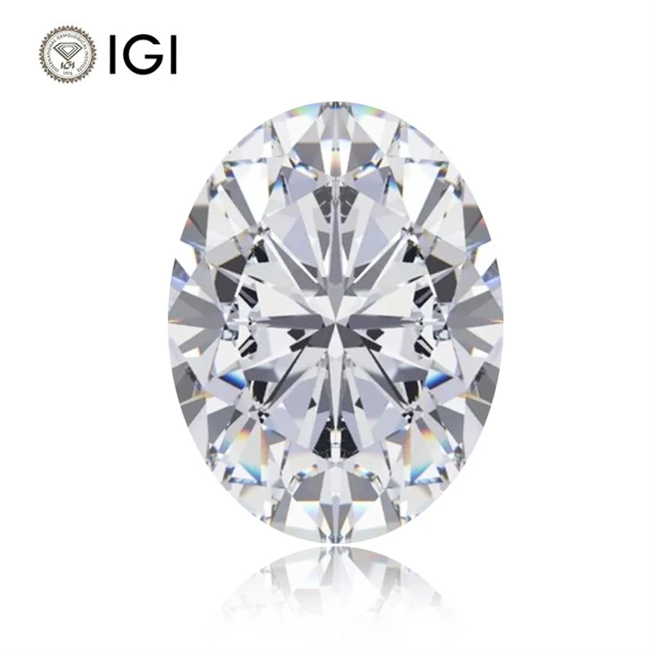 IGI Sertifikalı 2 Karat Laboratuar Diamond Oval