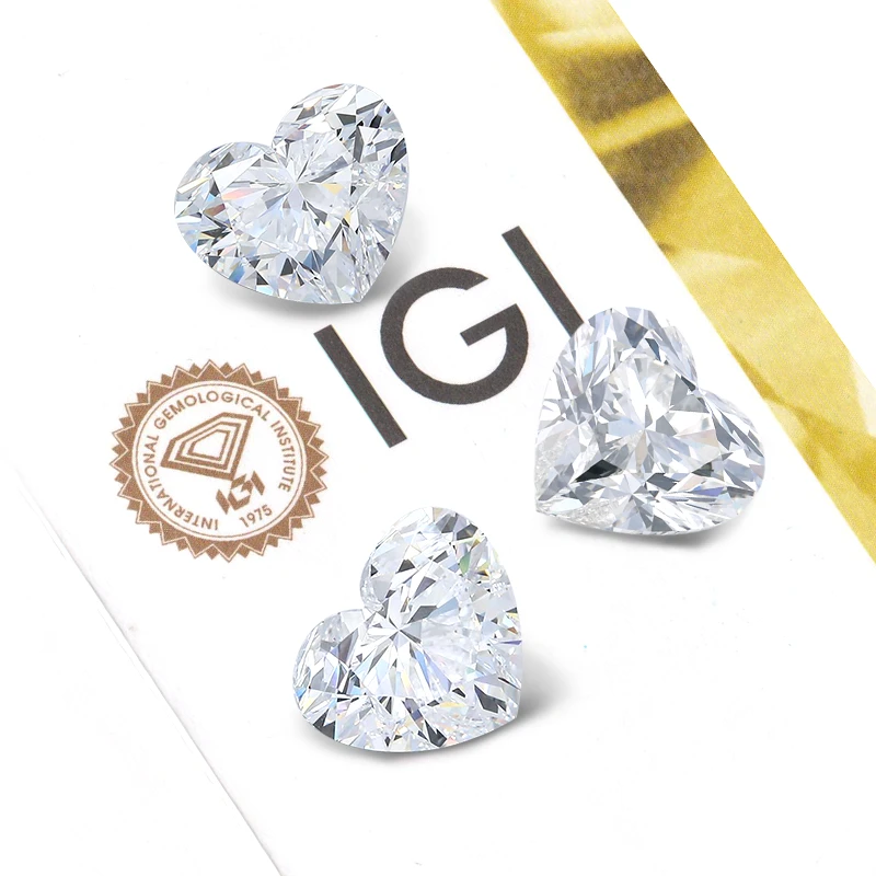 Heart Shaped Lab Diamond With IGI Certificate
